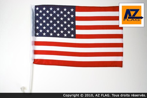 Drapeau voiture etats - de,
