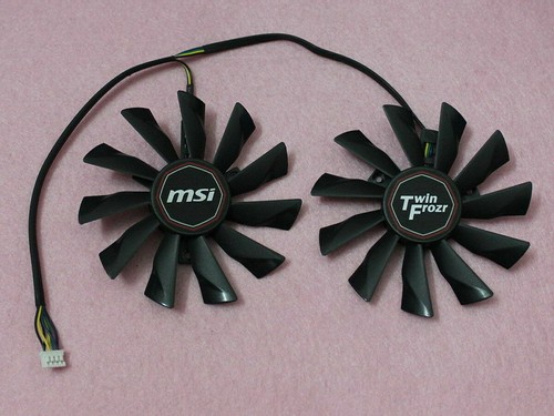 Pair fans cooler - for, msi