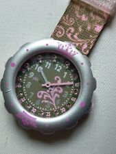 Montre Flik Flak Swiss Made Athletic Girl Aluminum Fonctionne Parfaitement 