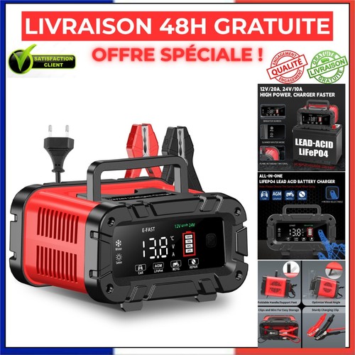 Chargeur batterie 12v 24v - chargeur, 12v/24v