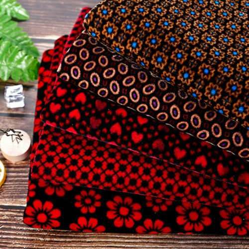 Imprimé épais tissu velours - imprimé,