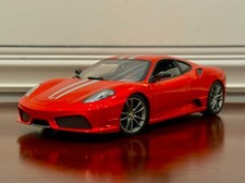 1/18 Ferrari F430 Scuderia Metallic Red Hot Wheels Elite Diecast Model Car