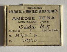 1 RESSORT BARILLET CALIBRE