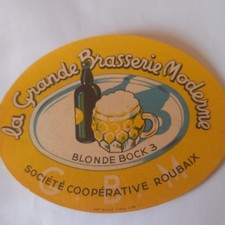 Ancienne étiquette bière