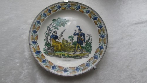 Rare assiette couleur de - rare, en
