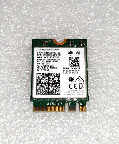 Carte wifi intel 8265ngw - wifi,