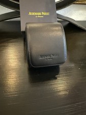 Audemars Piguet AP Black Leather Travel Watch Case Pouch