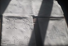 LOT DE4 HAUTS DE DRAPS