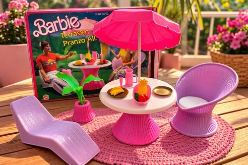 Barbie salon été vintage - salon, d’été