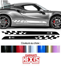 2 X BANDES BAS DE CAISSE POUR ALFA ROMEO 4C AUTOCOLLANT STICKER BD540-62