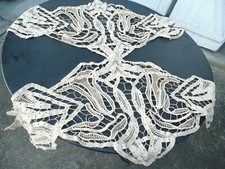  parement incrustation ancien en dentelle pour rideaux
