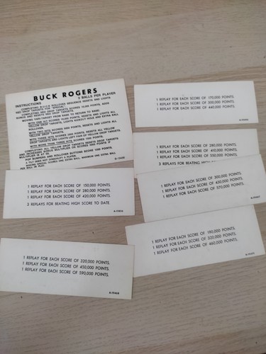 Lot cartes instructions - de,