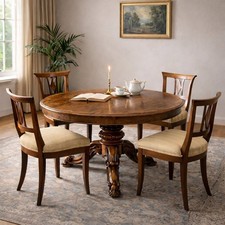 Table Ronde Ancienne Noyer