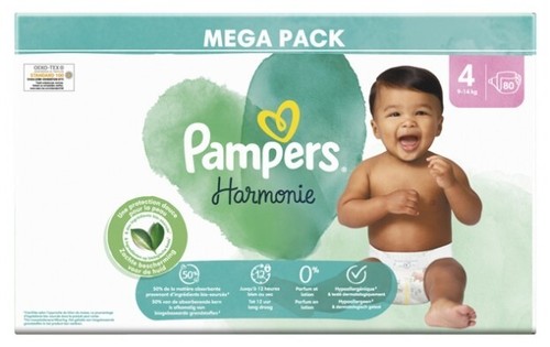 Mega pack couches pampers - 80,