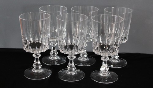 Verres eau en cristal - 6, à