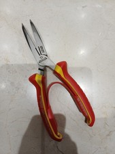 Pince à bec demi rond coudé VDE 1000V - 195A.20VE FACOM