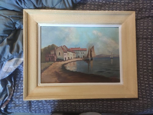 Leonard ancien tableau huile - ancien,