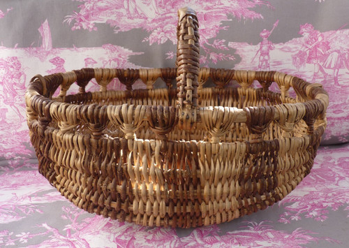 Ancien panier oval - panier, osier