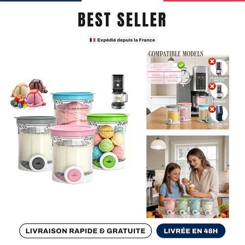 Pots pour ninja creamy deluxe - pour,