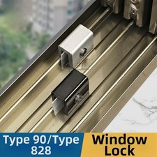 Serrure de porte coulissante en alliage d'aluminium pour rails de fenêtre type