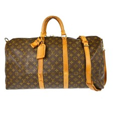LOUIS VUITTON KEEPALL BANDOULIERE 55 TRAVEL BAG MONOGRAM M41414 VI8910 XX37956