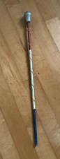 Vintage 1950’s Toy Wood Twirling Baton 25” Patriotic Drum Major Majorette 