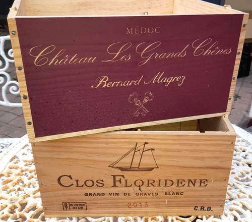 Caisses vin bois clos - 2, a