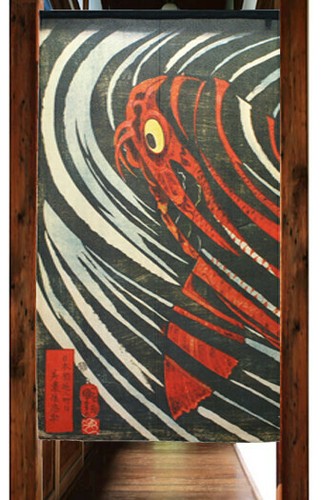 Rideau tapisserie noren - tapisserie,