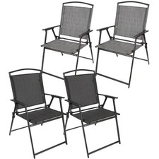 Chaise de Balcon Pliante Chaises Bistro 100 KG Jardin Camping Terrasse