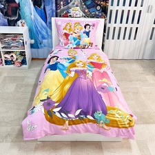 Princesses Set 2pezzi Lit Simple Housse de Couette 140x200cm + Taie Linge
