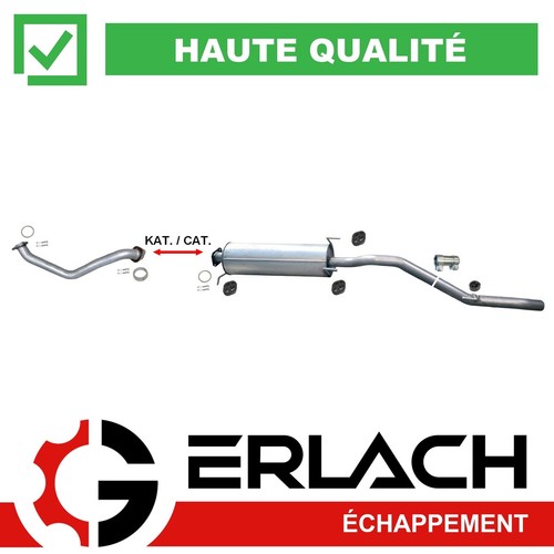 Echappement silencieux pour