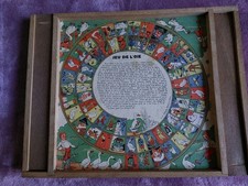 ANCIEN JEU DE L'OIE ET DAMES