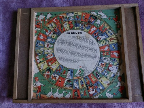 Ancien jeu oie et dames - ancien,