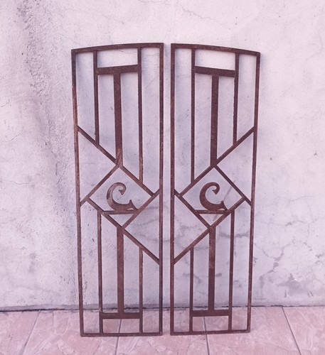 Paire grilles en fer - de,