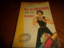 LIVRE d'espionnage 1957 "Pas