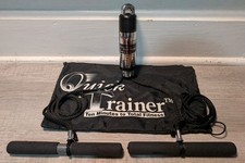 Vintage Quick Trainer 10 Minutes Rope Pull Exercise Home Workout System 