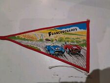 FANION AUTOMOBILE MOTORCYCLING - RACING CIRCUIT FRANCORCHAMPS - SPA 60s 