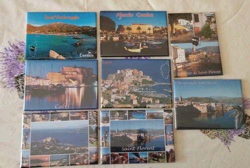 Lot huit magnets - lot, de