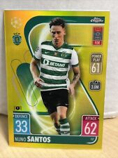 TOPPS Gold Match Attax 2021-22 UEFA  #315 Nuno SANTOS  Portugal  #1 Of 75