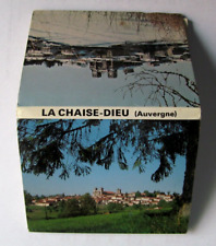 CARNET de 12 PHOTOS couleur "La Chaise-Dieu, Auvergne" + 1 Carte Postale 