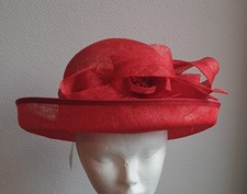 Chapeau Cérémonie Mariage - Baptême   Chapeau Taille UNIQUE.  Ficelle  Serrage 