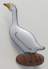 Pin émaillée Oie blanche