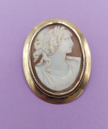 Broche ancienne camée