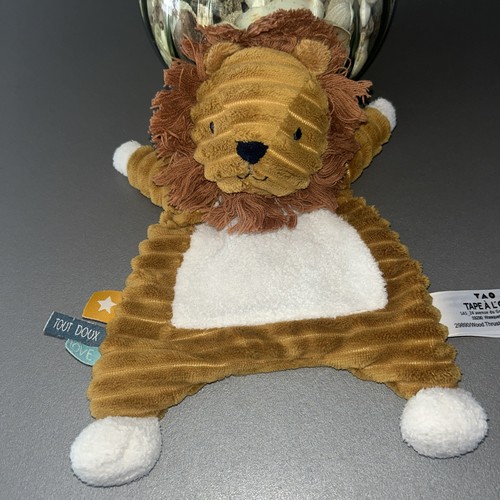 Doudou lion crinière plat - doudou,