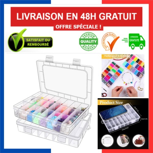 Boîtes rangement plastique - , 24