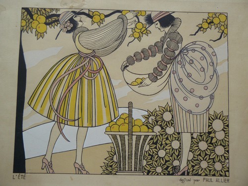 Paul allier pochoir été - allier, :l'été