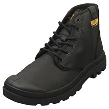 Palladium PAMPA HI COATED - Baskets Synthétiques Unisexe Noir - 44.5 EU