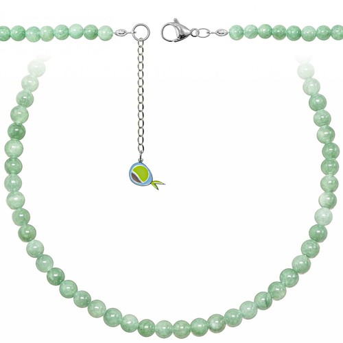 Collier jade vert - vert, perles