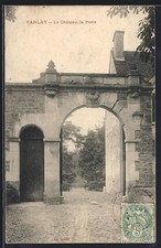 Old postcard Vanlay, Le Château, la Porte 