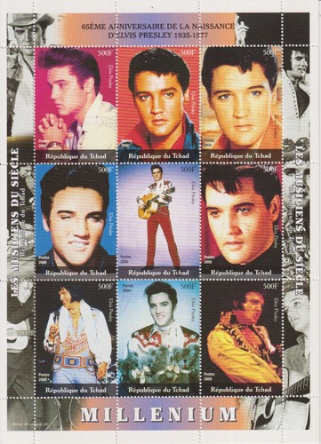 Timbres sur elvis - timbres,